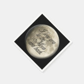 Ich Liebe Sie zum Mond und zurück Realistischen Lu Serviette (Ecke)
