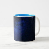 Ich Liebe Sie zum Mond und zurück - Universum Zweifarbige Tasse (VorderseiteRechts)