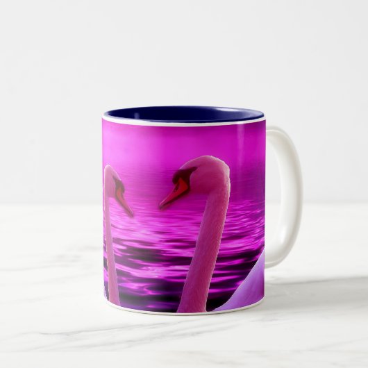 Ich Liebe Sie zum Mond und zurück - Zweifarbige Tasse (VorderseiteRechts)