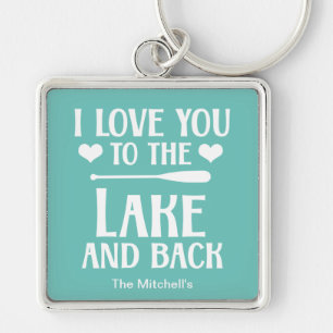 Ich Liebe Sie zum See und zurück - Lakehouse Schlüsselanhänger