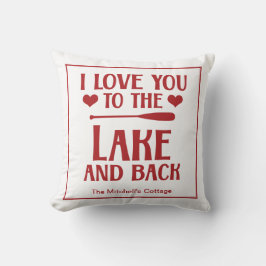 Ich Liebe Sie zum See und zurück - Valentinstag Kissen