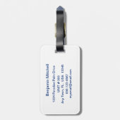 Ich Liebe Sie zum See und zurück - Zitat naukal Gepäckanhänger (Rückseite vertikal)