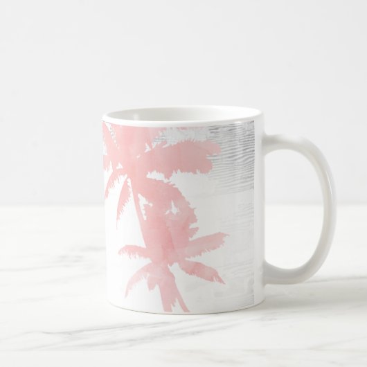 Ich Liebe Sie zum Strand und zurück Palmenhain Kaffeetasse (Rechts)