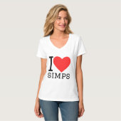 Ich liebe Simpels T-Shirt (Vorderseite Vollansicht)