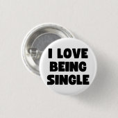 Ich Liebe Single Button (Vorne & Hinten)