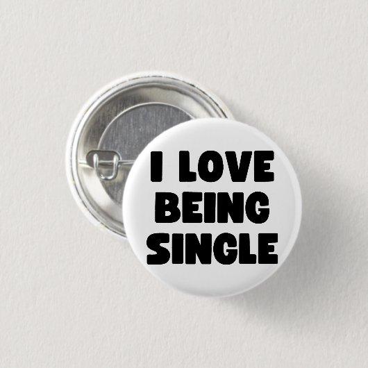 Ich Liebe Single Button (Vorne & Hinten)