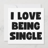 Ich Liebe Single Einladung (Rückseite)