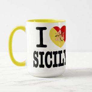 Ich liebe Sizilien Novelty Tasse