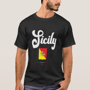 Ich liebe Sizilien, Sizilien Italien Illustration T-Shirt