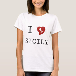 Ich liebe Sizilien T-Shirt