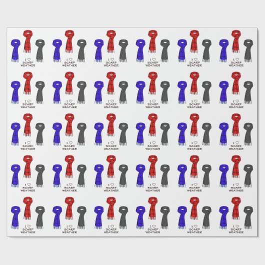 Ich Liebe Skarven! Geschenkpapier (Flach)