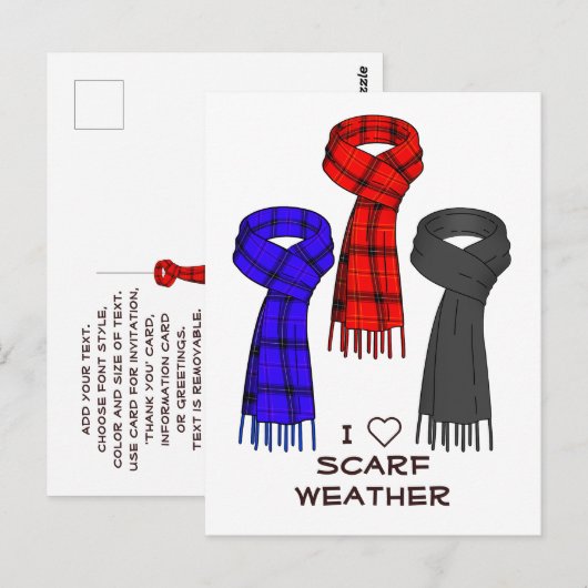 Ich Liebe Skarven! Postkarte (Vorne/Hinten)