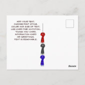 Ich Liebe Skarven! Postkarte (Rückseite)