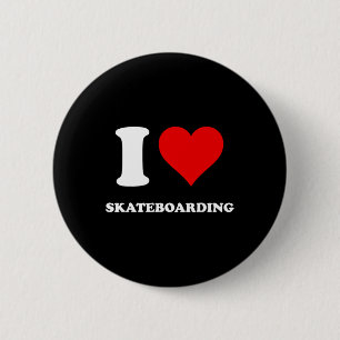 Ich liebe Skateboarding Ich liebe Skateboarding Button