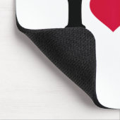 Ich liebe Skifahren _2  Mousepad (Ecke)