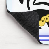 Ich liebe Skunks, nicht Menschen Mousepad (Ecke)