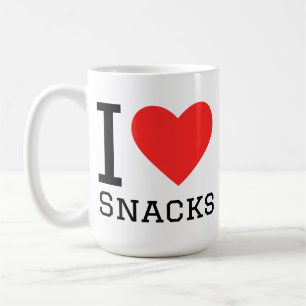 Ich liebe Snacks Kaffeetasse
