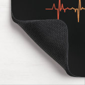 Ich liebe Softll Retro Softller Ecg Mousepad (Ecke)