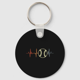 Ich liebe Softll Retro Softller Ecg Schlüsselanhänger