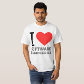Ich liebe Softwareentwicklung  T-Shirt (Vorne ganz)