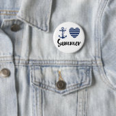 Ich Liebe Sommer, Ankern und Herz Button (Beispiel)