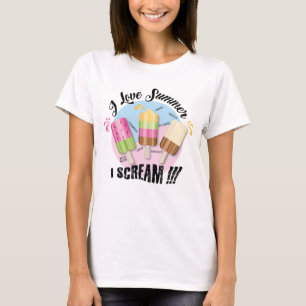 Ich Liebe Sommer - ich schreie !!! T-Shirt