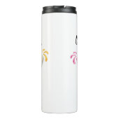 Ich Liebe Sommer - ich schreie !!! Urlaubszeit Thermosbecher (Rückseite)