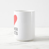 Ich liebe Sommer-Outfits Kaffeetasse (Mittel)