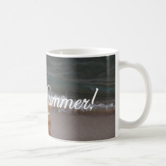 "Ich Liebe-Sommer-" Strand-Szenen-Tasse Kaffeetasse