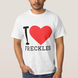 Ich liebe Sommersprossen T-Shirt