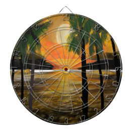 Ich Liebe Sonnenuntergang so Dartscheibe