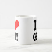 ICH LIEBE SOße Kaffeetasse (Mittel)