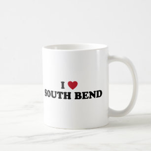 Ich liebe South Bend Indiana Kaffeetasse