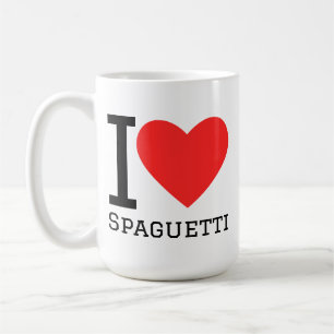 Ich liebe Spaguetti Kaffeetasse