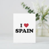 Ich liebe Spanien Postkarte (Stehend Vorderseite)