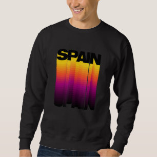 Ich liebe Spanien T-Shirt, Vintage Cool Spanien Gr Sweatshirt