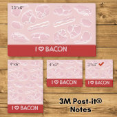 Ich liebe Speck Post-it Klebezettel