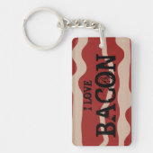 Ich Liebe Speck Schlüsselanhänger für Schweineflei (Vorderseite)