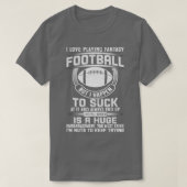 Ich Liebe spiele Fantasiefußball T-Shirt (Design vorne)