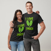Ich liebe Spinat Vegan_1 T-Shirt (Unisex)