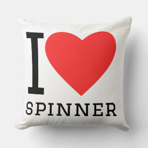 Ich liebe Spinner Kissen