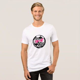 Ich liebe Sport-Champions-Typografie-Design Tri-Blend Shirt