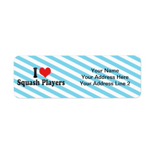 Ich Liebe Squash-Spieler (Vorne)