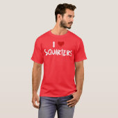Ich liebe Squirters Retro T-Shirt (Vorne ganz)