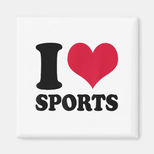 Ich liebe Srts Fitness-Motivation  Magnet