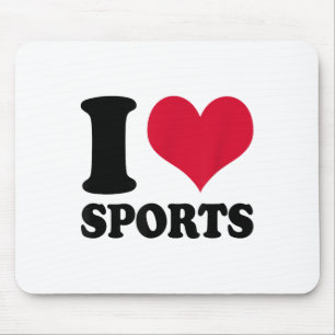 Ich liebe Srts Fitness Motivation  Mousepad