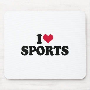 Ich liebe Srts Fitness Motivation  Mousepad