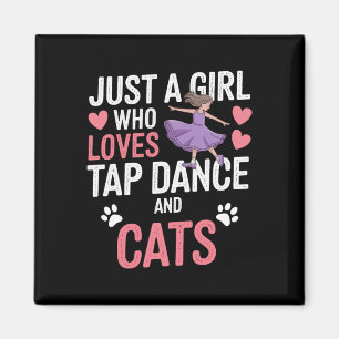 Ich Liebe Stach Tanzen und Katzen Geschenke Stich Magnet