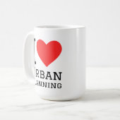 Ich liebe Stadtplanung Kaffeetasse (Vorderseite Links)