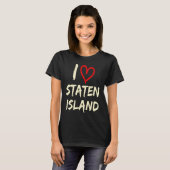 Ich liebe Staten Island T-Shirt (Vorne ganz)